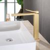 New Basin Faucet Bathroom Hot Cold Brush Gold Sink Mixer Crane Decked Single Lever Black Tap Mixer Brass Water Faucet