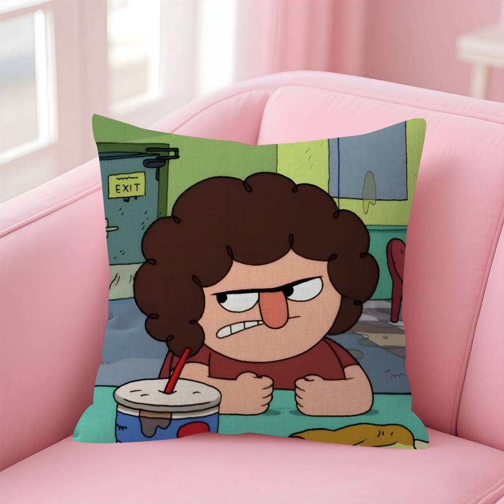 Cartoon CClarence fun Pillow Cushion Cover Pillowcase Living Room Sofa Home Decor Customized