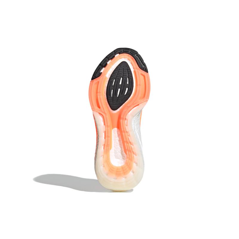 adidas Ultra Boost 21 White Acid Orange Women's Sneakers FZ1917