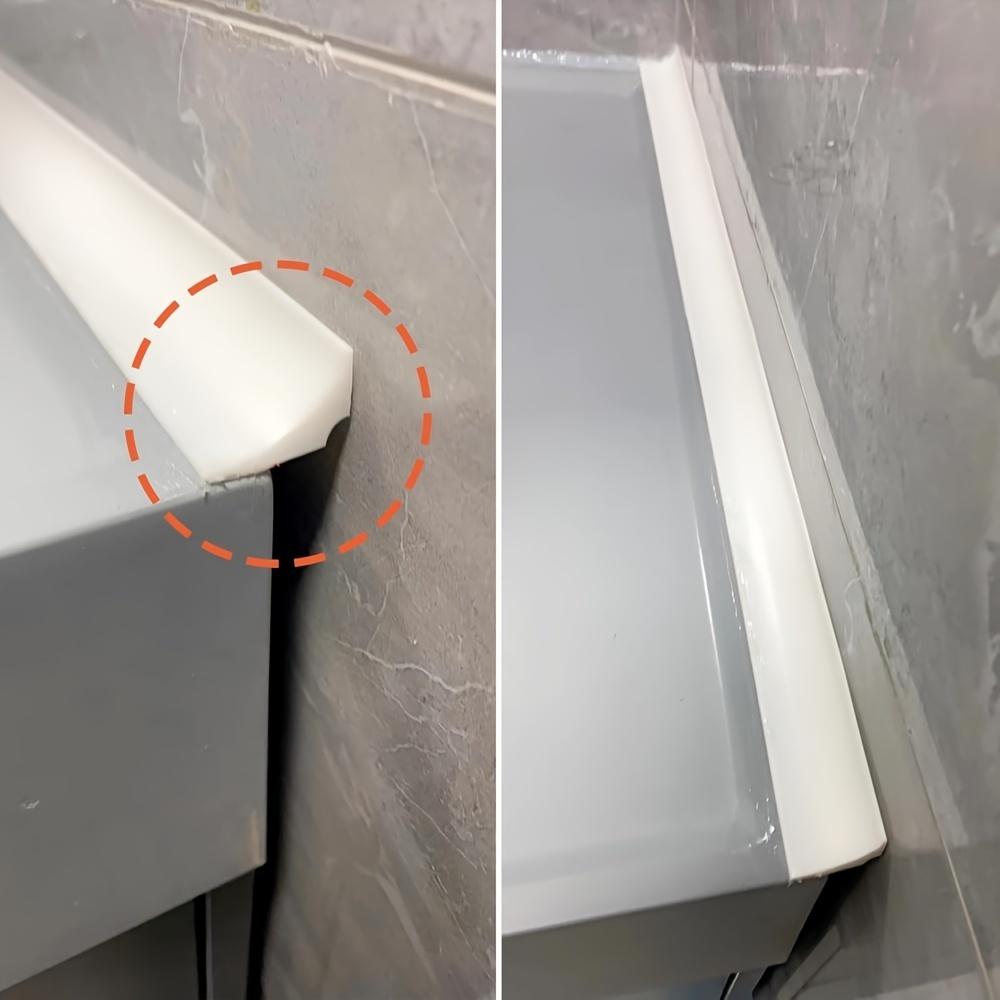1pc1m/39.37 Inch Self-adhesive Waterproof Strip, Decorative Waterproof Strip for Dry Wet Separation Sealing Seam