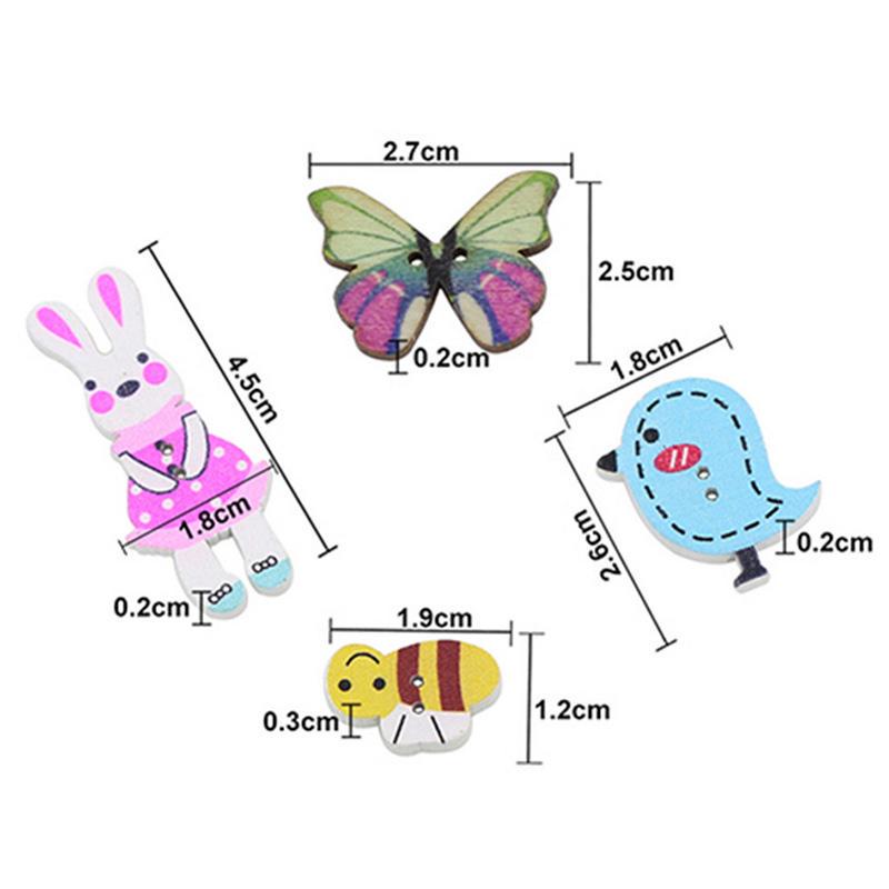 BOUTONS EN BOIS Faciles à Utiliser Pour L'artisanat à Faire Soi-même Et