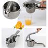 Espremedor de limão de alumínio, espremedor de limão, prensa manual, espremedor de limão, prensa para cítricos, para suco de limão, suco de laranja, Prata