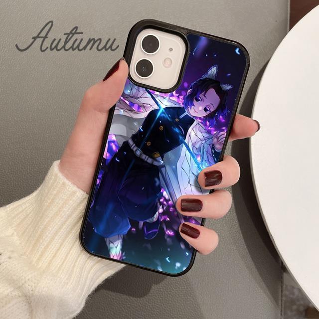 

Чехол для телефона Demon Slayer Shinobu Kochō для iPhone 11 12 13 14 Pro Max mini XR XS SE 2020 6S 7 8 Plus Samsung Galaxy S21 S22 Samsung S22ultra