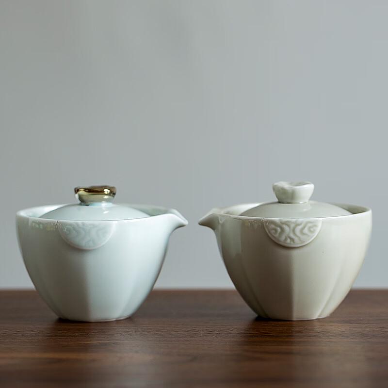 Fangran A-640 Chinese Ceramic Portable Kung Fu Tea Set