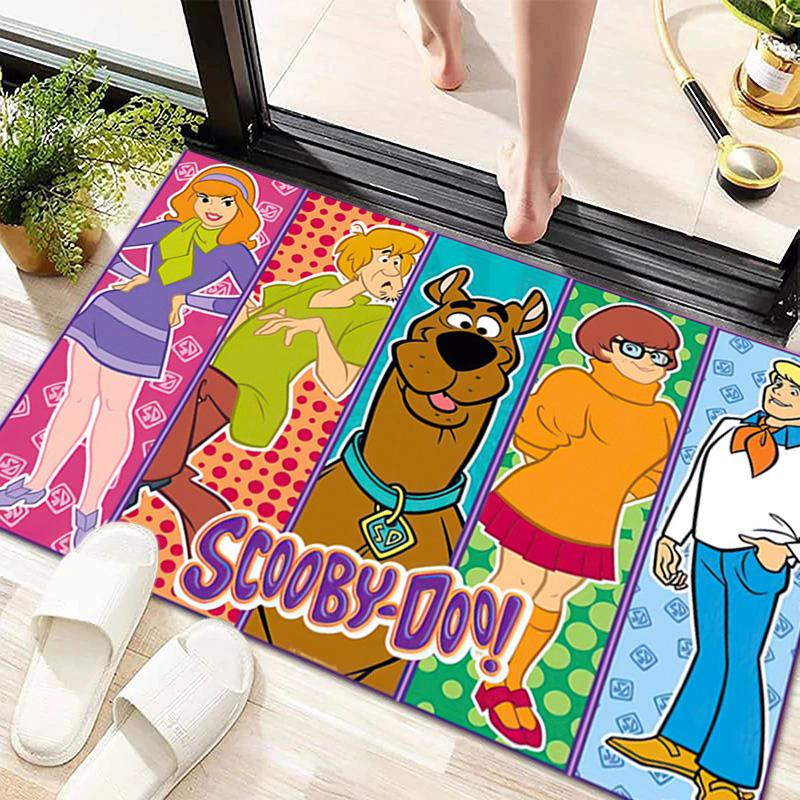 Halloween Cartoon Comedy Adventure Movie Scooby-Doo Carpet Is Suitable for Living Room and Bedroom Doormats Office Balcony Decorative Carpet V4