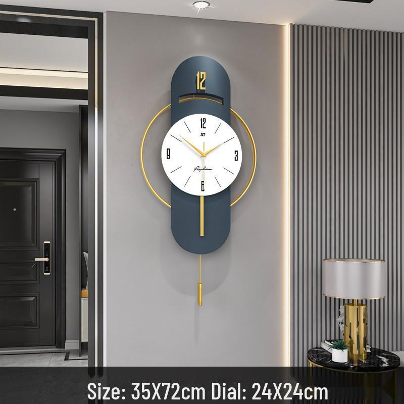 

Современные роскошные настенные кварцевые часы – простой, креативный декор для гостиных