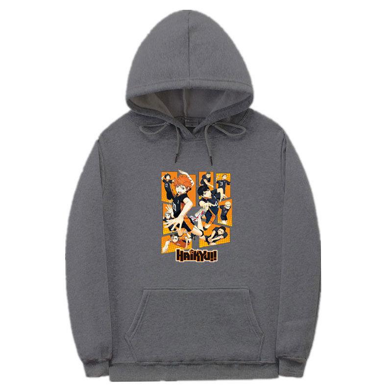 Haikyuu Haikyuu Haikyuu Cartoon Day Anime Loose Hooded Sweatshirt Sweatshirt