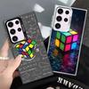 Rubik Cube Formula Spoofs Math Shockproof Phone Case for Samsung Galaxy S26 Edge S25 Ultra S24 FE S23 Plus S21 Cover Anti Fall F