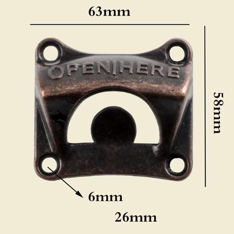 Vintage Nástěnná Víno Pivo Soda Bronz Žehlička Vývrtka Vývrtka Bar Kuchyň Jídelna