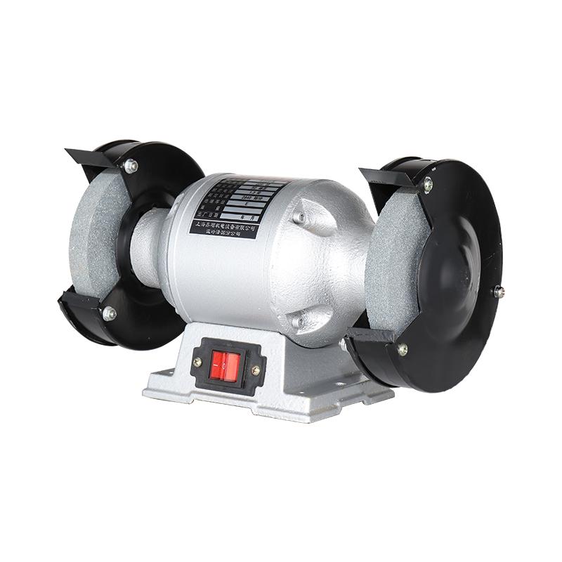 220V Heavy-Duty Desktop Grinding Machine: Compact Industrial Sanding Wheel with Dust Collection