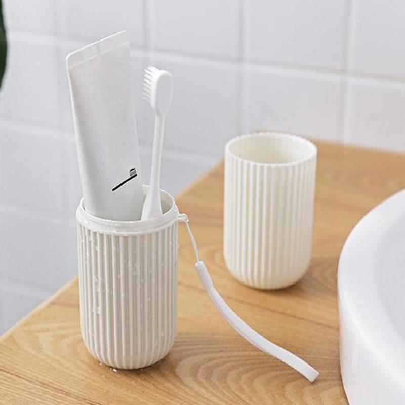 Travel Mouthwash Cup, Toothbrush And Toothpaste Storage Box, Travel Portable Toothbrushing Cup, Travel Toiletry Set