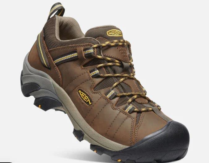 Trekkingsko TARGHEE II WP Targhee Two Waterproof Cascade Yellow cm [Keen] Herre Brun/Gylden 28.0