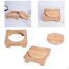 Bamboo Trivet Mat, Heat Resistant Non Slip Kitchen Wood Pads for Teapot,