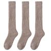 3 Pair Winter Thick Warm Knee-High Men's Wool Socks Men's Merino Calf Socks Casual Cashmere Terry Socks Fashion Stockings Men