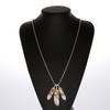 Feather Necklace Men'S And Women'S Trend Brand Leaf Eagle Claw Reproduction Takahashi Pendant Sweater Chain Necklace