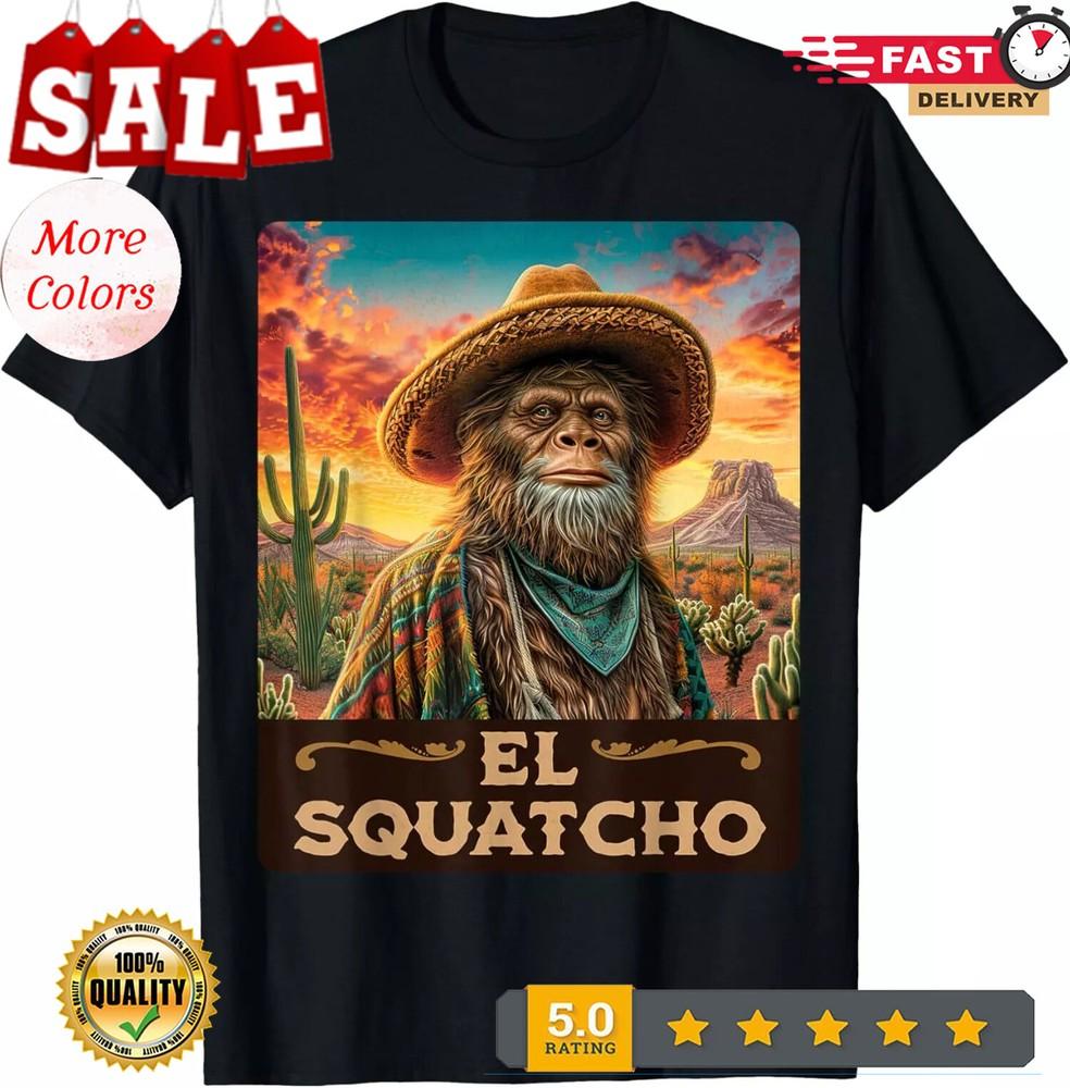 2025/Bigfoot, Sasquatch, & El Squatcho T-Shirt Unisex T-Shirt S