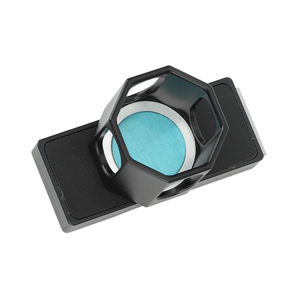 Magnetic Billiard Chalk Case Octagonal Single Section Chalk Storage Box Mute Chalk Clip Sports Accessories Black