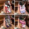 Retro Cute Vibe T-Tokidoki Art Phone Case For iPhone 17,16,15,14,13,12,11 Plus Pro Max Colored Silver Phone Case