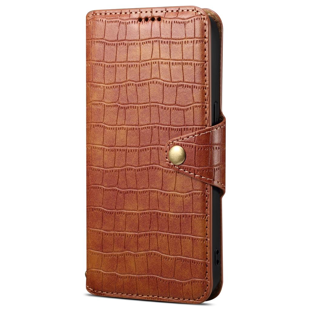 Wallet Phone Cover for Honor 90 Leather Case with Folding Stand Crocodile Texture