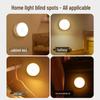 LED Motion Sensor Bedside Lamp: Rechargeable, Magnetic, Voice-Controlled Smart Night Light with Human Body Induction for Bedroom and Cabinet Use.