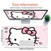 1pc Hello Kitty Pink Cute Cartoon Non-Slip Mouse Pad - Durable Gaming & Office Desk Mat - Pink Checkered Design with Heart Accents0519007