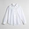 Loose Fit Long Sleeve Solid Color Casual Shirt For Women