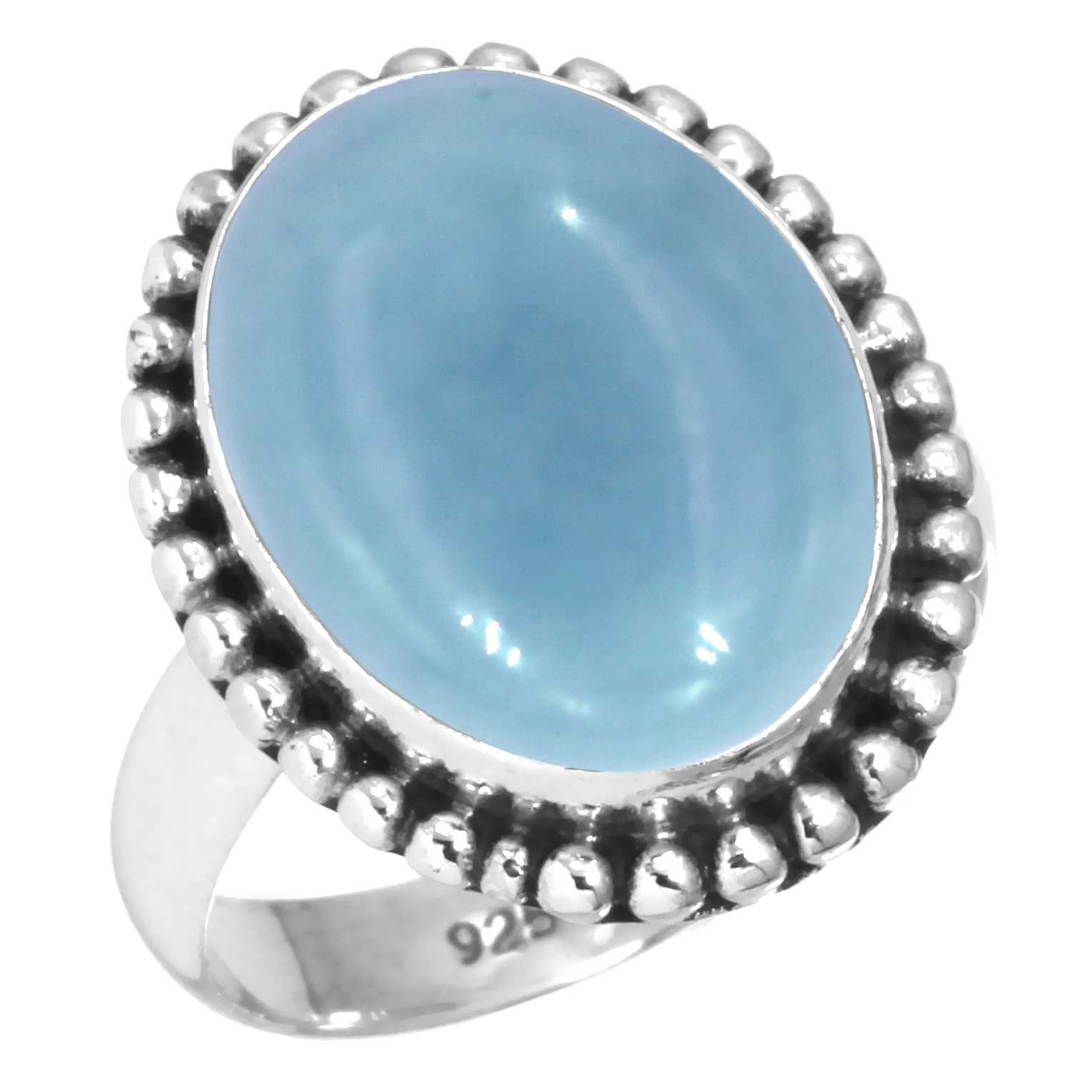 

Кольцо из стерлингового серебра 925 пробы женское с драгоценным камнем ручной работы свадебный подарок амазонит ангелит голубой опал ботсванский агат мохавский азурит хризоколла модное 9