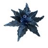 Glitter Christmas Poinsettia Flower 28cm Handmade Merry Christmas Decoration Realistic Artificil Xmas Tree Hanging Flower