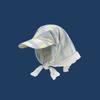 Pañuelo con Correa Coreano Gorra para Mujer Primavera y Verano Parasol Protección Solar Cuadros Hip Hop Pastoral Triangular Headwear Visera
