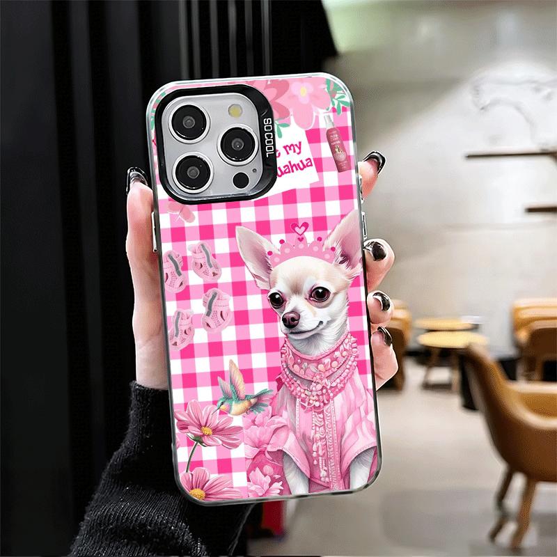 Chihuahua Puppy Teacup Dog Soft Phone Case for iPhone 15 16 17 Pro Max 17Air 16E 14 Plus 13 12 Mini Shockproof Cover Back Shell