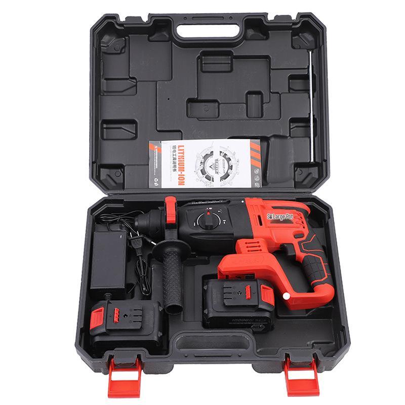 High-Power Dual-Mode Brushless Rotary Hammer Drill with Rechargeable Lithium Battery