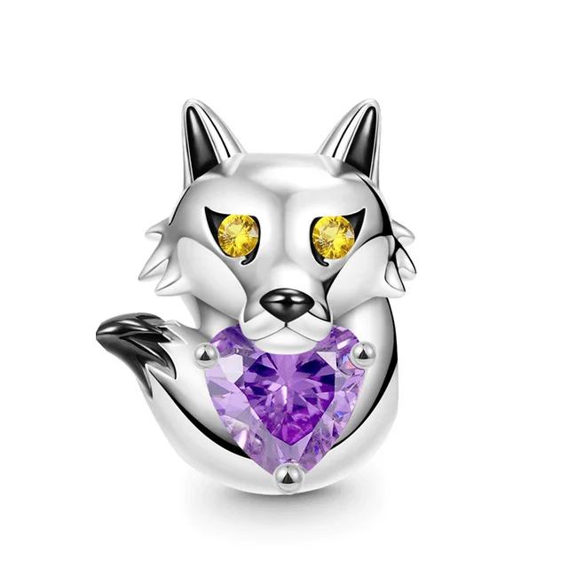 New Copper Purple Crown Duck Lion Cat Charm Diy Pendant Fit For Original Diy Bracelet Necklace Women'S Jewelry Accessories