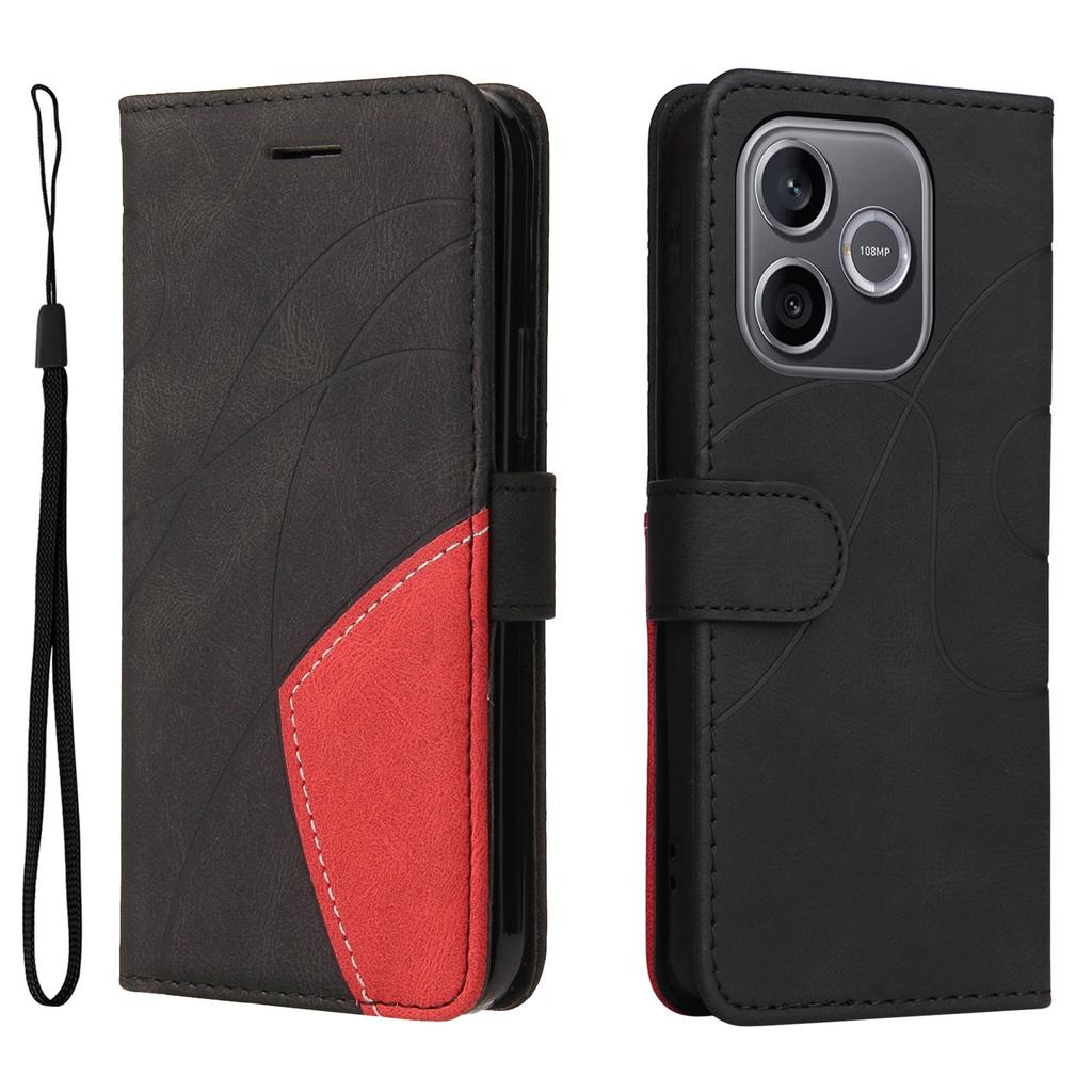 Dla OnePlus Pad Lite/Oppo Pad SE Skórzane Etui Wzór Drukowany Podstawka Pokrowiec na Tablet z Kieszeniami na Karty