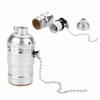 E27 Aluminum Vintage Light Socket with Pull Chain Desk Table Lamp Lighting Holder Screw Base