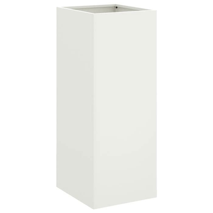 VidaXL Jardinière, Flower Box, Plant Pot, Flower Box, Raised Garden Planter for Patio Terrace, White 841572