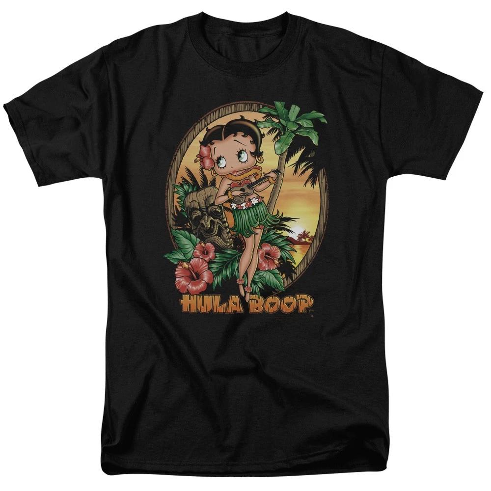 Betty Boop - Hula Boop Ii -  Unisex Short Sleeve Children s T-shirt - Black 110
