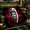 Cagliari Fußball Club Wappen Decken Flanelldecken Plüsch für Sofa Bett Geschenke für Männer Frauen Reise Picknickdecke Weihnachts-Fan-Geschenke