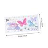 Butterfly Growth Chart Wall Decal, Self-Adhesive Waterproof Height Measurement Sticker for Kids Room, Nursery Wall Decor for Boys and Girls