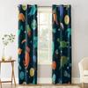 Animal Dinosaur Space Planet Windows Curtains for Living Room Child Bedroom Window Treatment Blinds Kitchen Curtains