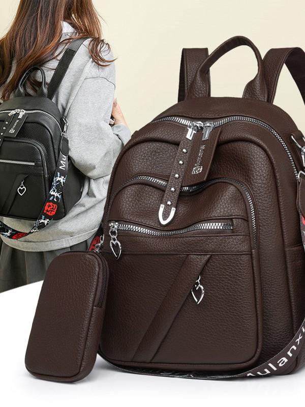 Women's Large Capacity High-End Backpack for Travel, Commute, and Casual Use