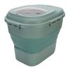 Dog Food Storage Container with Airtight Lid Foldable Large Capacity Dry Pet Food Bin for Dog Cat