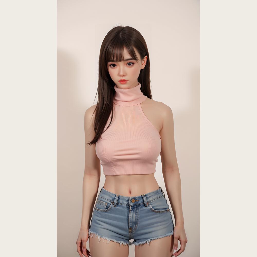 Surreálná Sexuální Panenka v Plné Velikosti Černé Vlasy Dospělé Panenky Realistické 3 Otvory Živé Orální Umělá Vagina Anus Sexy Produkt