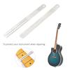 2Pcs Fingerboard Fret Protector Stainless Steel Fretboard Guard Repair Tool with Scale