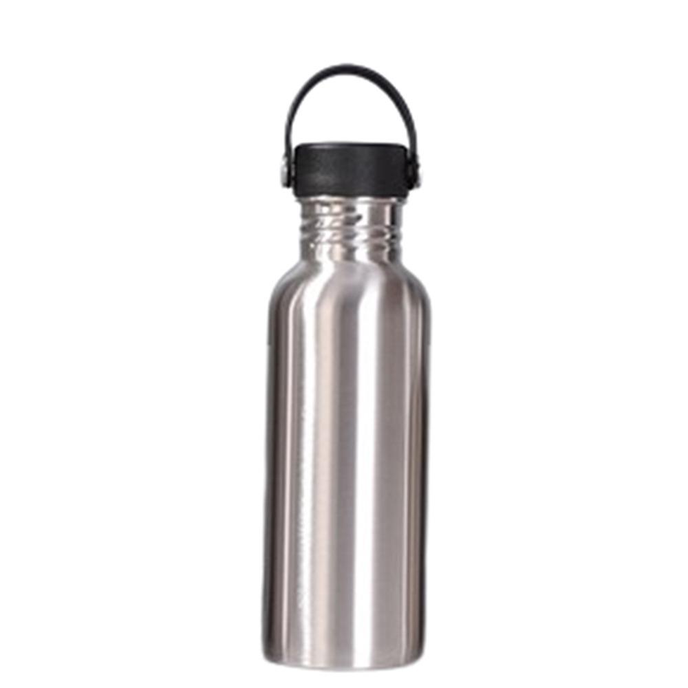 Single Walled Water Bottle with Handle Large Capacity Outdoor Travel Cup  Cycling