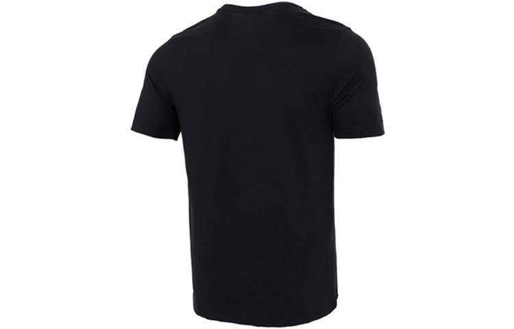 Nike T Shirts Men's Black Crew Neck Moderate Straight Fit DD0804-010