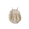 Baby Girl Summer Sleeveless Romper with Ruffles Princess Bodysuit