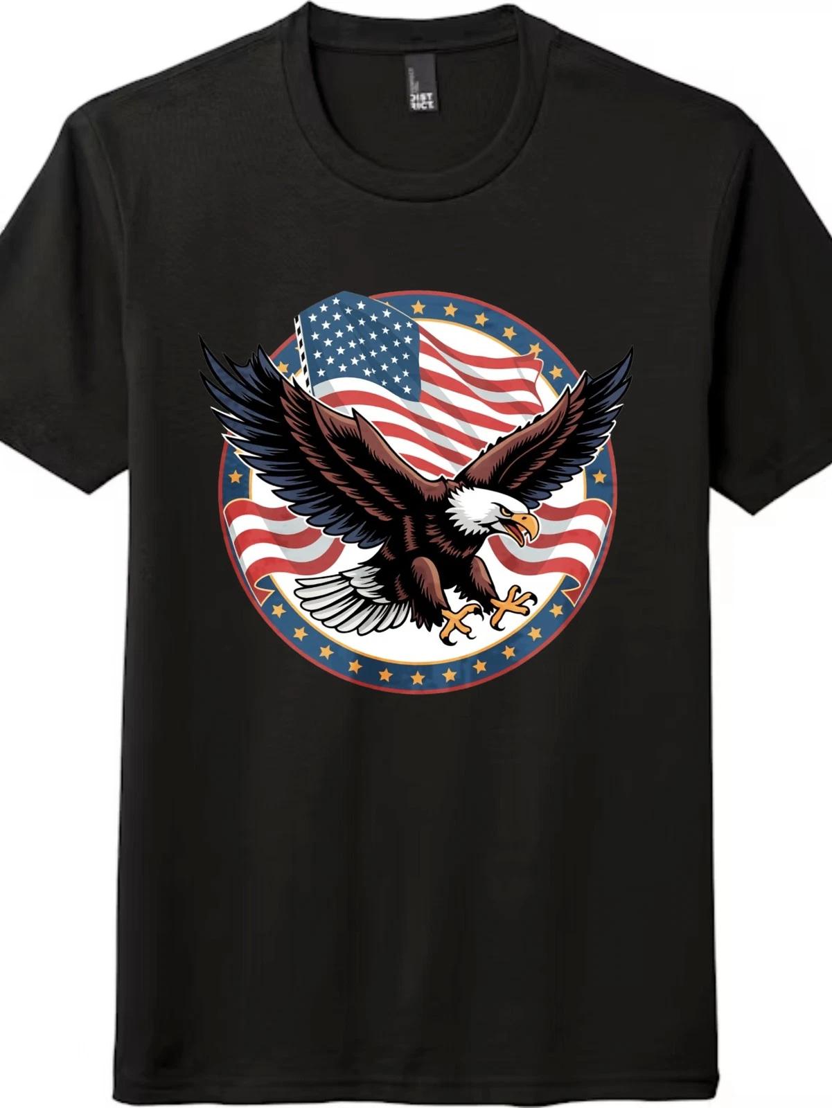 Vintage USA Eagle Flag kids boys T-Shirt Patriotic Gift For Patriots American Pride kids boy kids boy tee 100