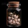 Halloween Party Supplies Mini Crawling Hand Ornaments, Realistic Palm Decor Props, Spooky Ornaments Miniature Scary Jar Decorations for Haunted House