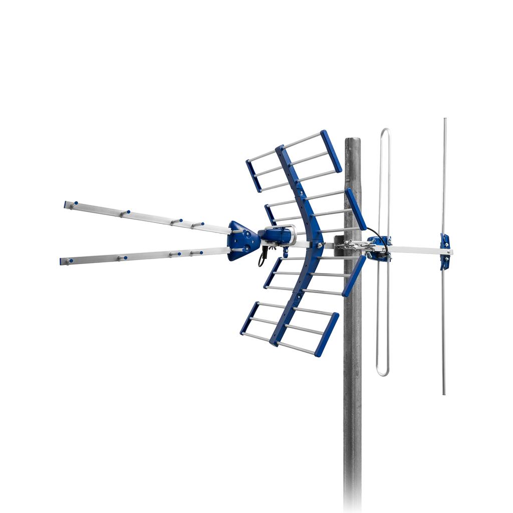 Κεραία TV DVB-T2 VHF UHF TT W21 Gold COMBO 5G Προστατευμένο Φίλτρο Telkom Telmor