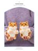 Standing Cute Hamster & Rabbit Plush Toy Backpack Pendant